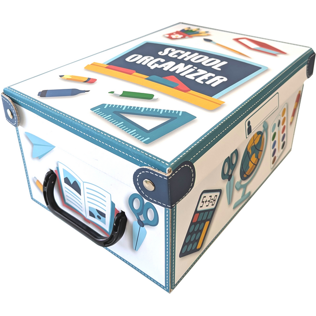 Scatola in Cartone School Organizer