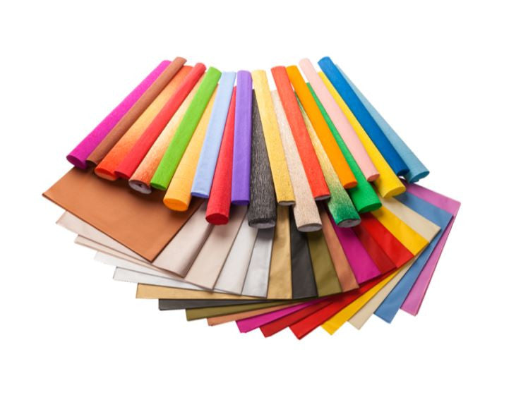 Carta crespata oro 50x250 cm 180 gr Cartiera rossi art. 801