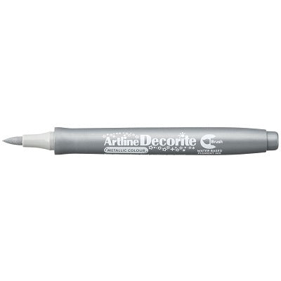 Pennarello Brush Artline Decorite Silver
