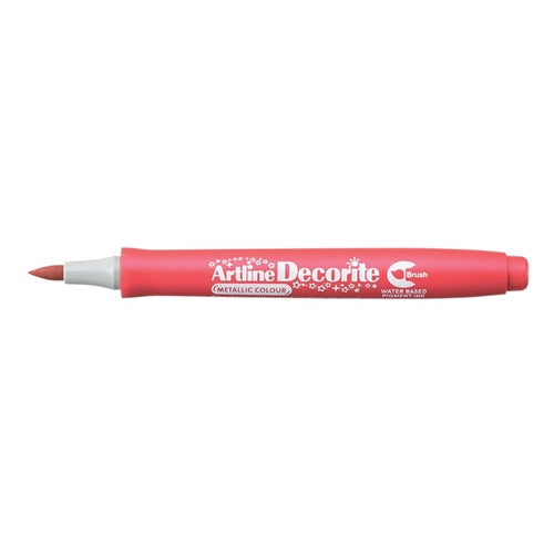 Pennarello Brush Artline Decorite Metallic Red