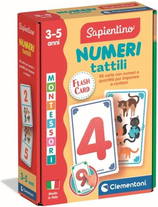 Sapientino Montessori Flash Cards Numeri Cod. 16837