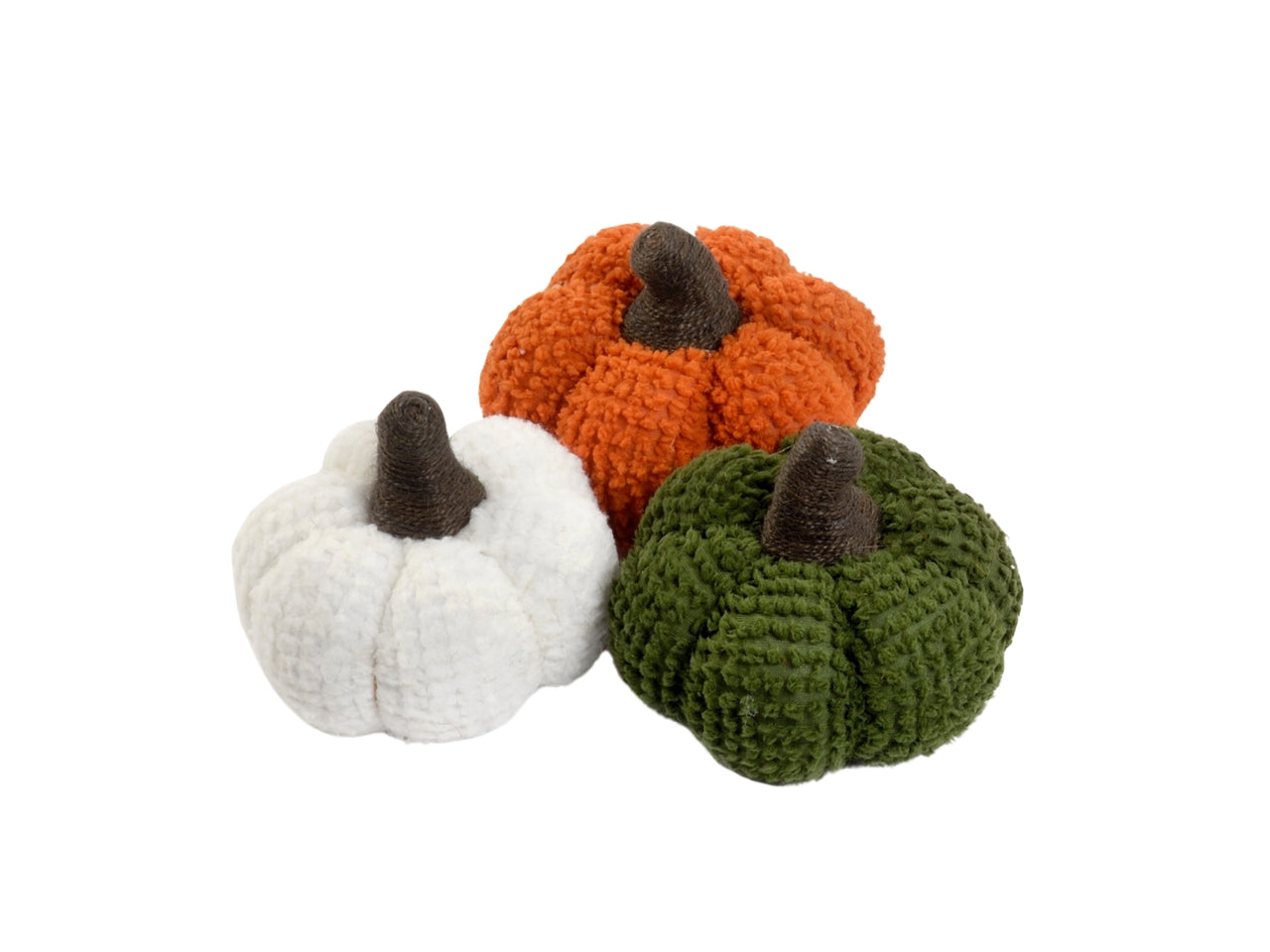 Zucche decorative in panno Cod. E0576.71