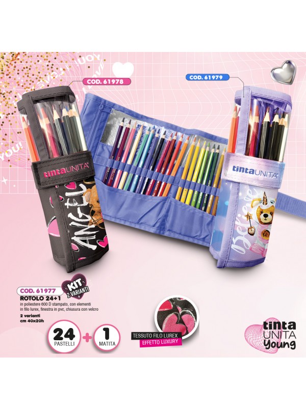 Rotolo 4+1 pastelli colorati Believe TU cod 61979