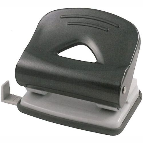 Perforatore 2 Fori 25 fogli passo 8 cm Col. nero Art. 6316