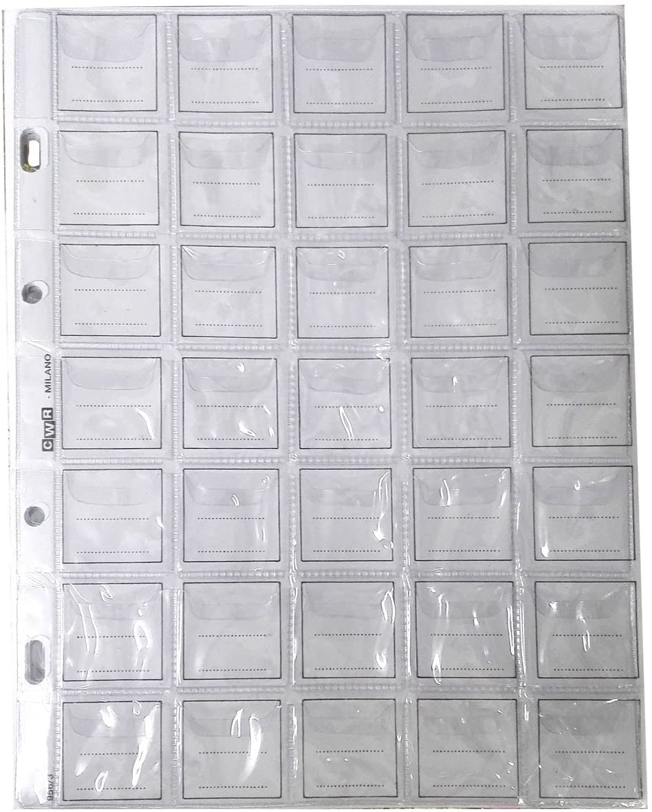 Foglio per Classificare Monete Apollo da 35 Taschette
