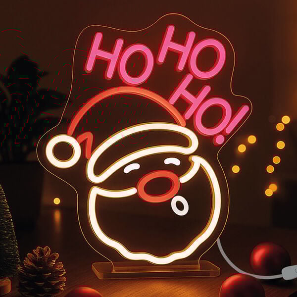 It's Sign Neon Effect Led Babbo Natale NEL0002