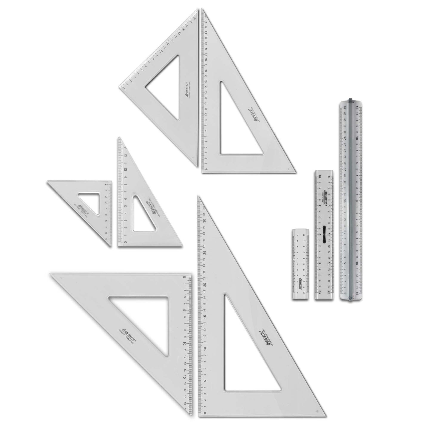 Squadra Architetto 45° 30 cm Cod. 2329