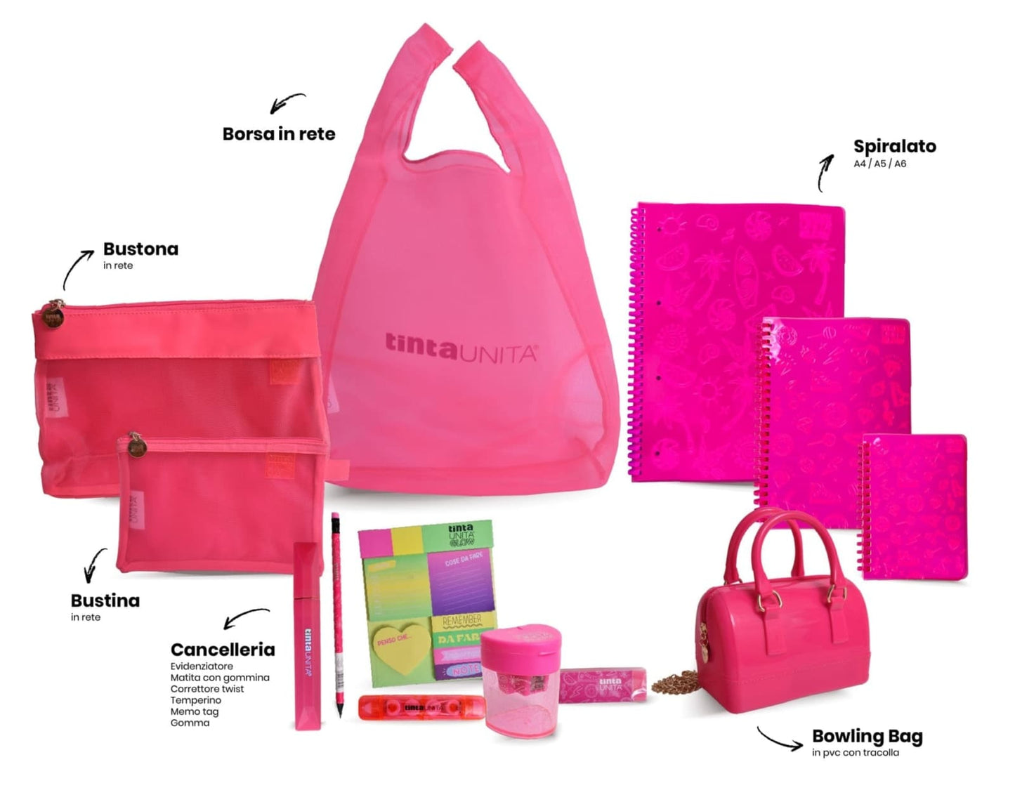 Maxi Spiralato A4 PVC soft s/fori 80 g. 60 fg. 1R TU Glow Cod. 62200