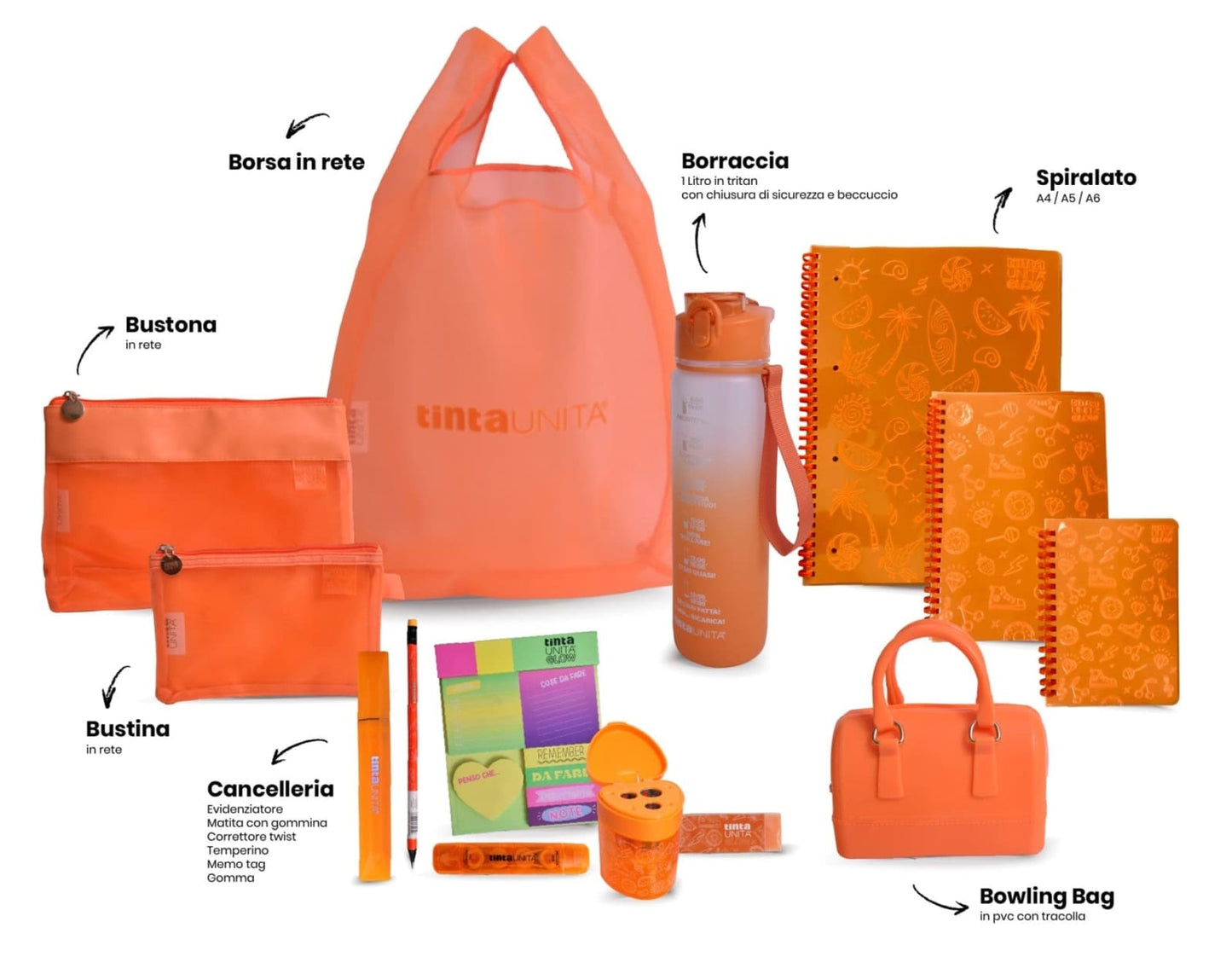 Memo set Post it TU Glow Cod. 62149