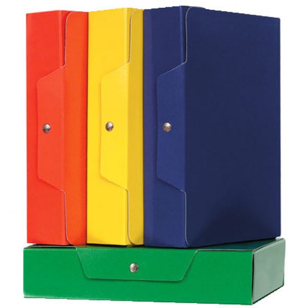 Cartella portaprogetti con bottone D. 8 25*35 cm Rosso