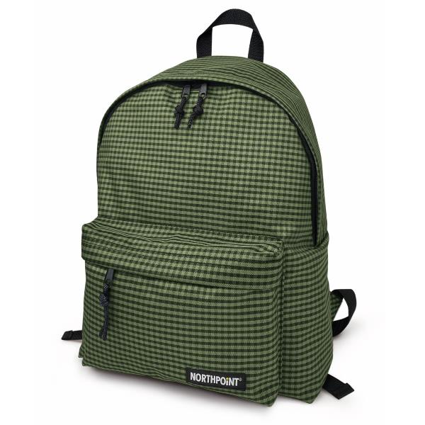 Zaino Northpoint basic square 2 scomparti Verde Oliva Cod. 81222