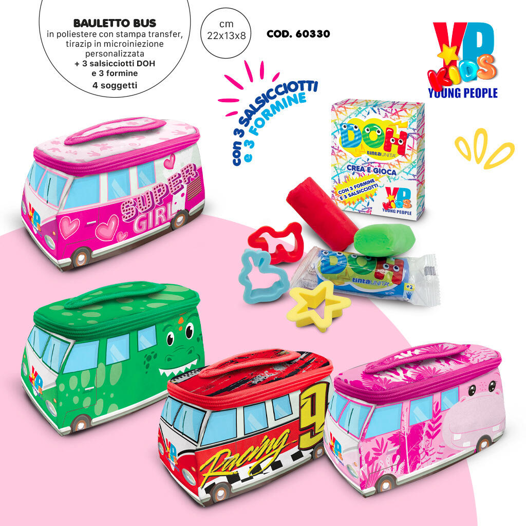 YP Kids Bauletto Bus + DOH omaggio Cod. 60330