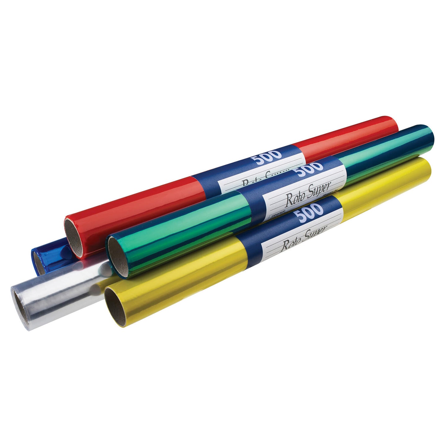 ROTO-SUPER 500 pellicola trasparente verde, rosso o blu 500 * 45 cm