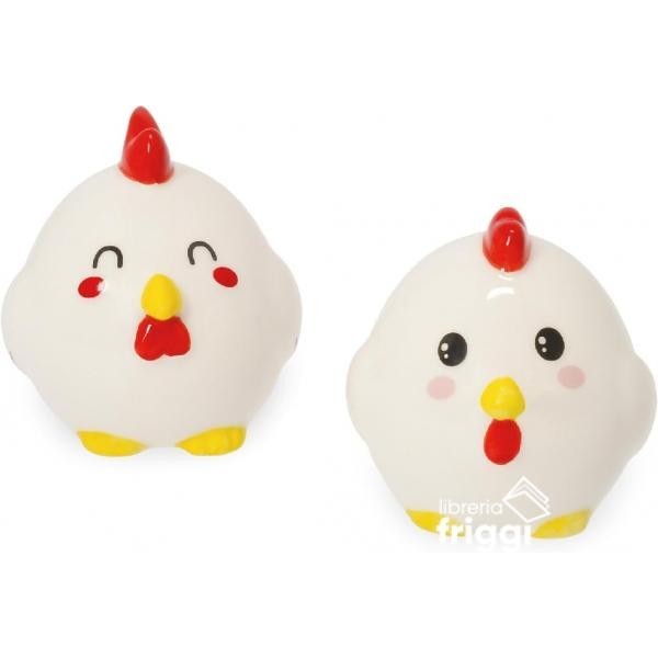 Salt e Pepper - Ceramic Salt and Pepper Set - Hen Cod.SAP0002