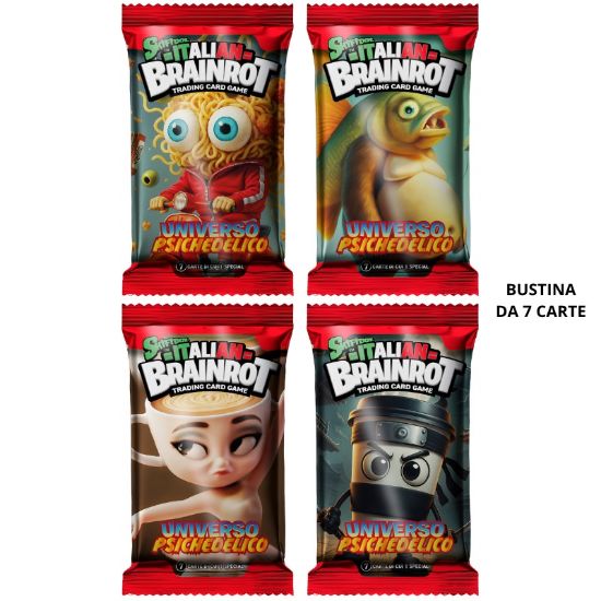 Flowpack Brainrot 7 carte Serie Alfa - Universo Psichedelico Cod. DIP78013