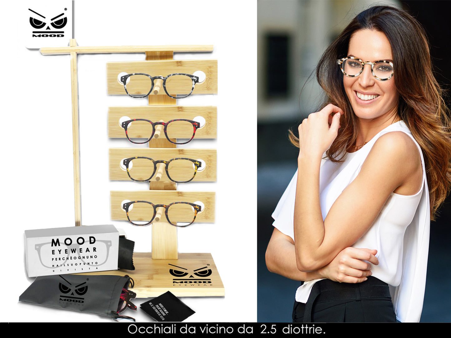 Occhiali da vicino Firenze Diottria 2,5 Cod. ST5641-3