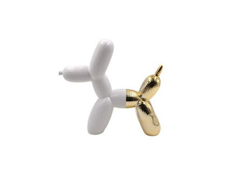 Cane in ceramica Oro