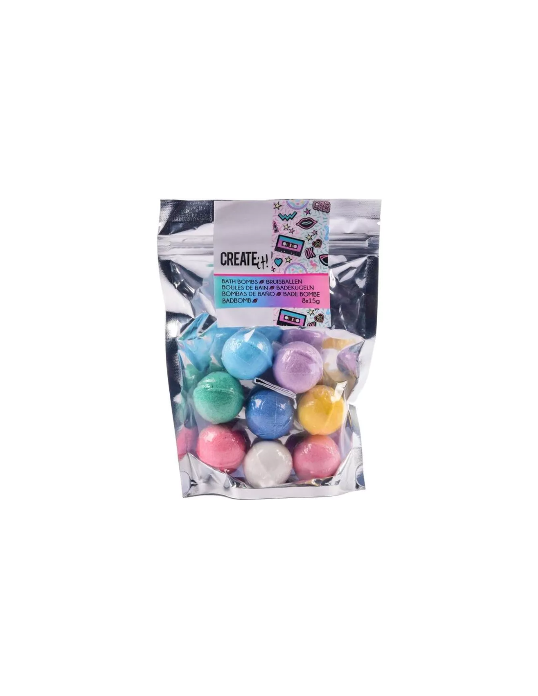 Create it Bombe da Bagno Frizzanti Mini Blister 8 pz CRE84407