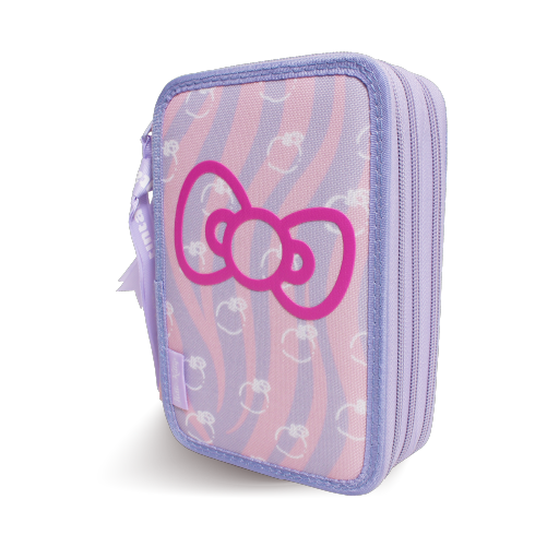 Astuccio 3 Zip TU Hello Kitty Cod. 61191/61192/61193