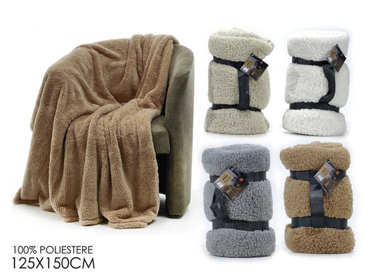 Plaid Teddy 125x150 cm Cod. 595018