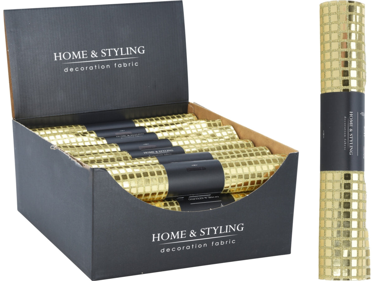 Rotolo Paillettes Oro 28 cm x 2,0 mt