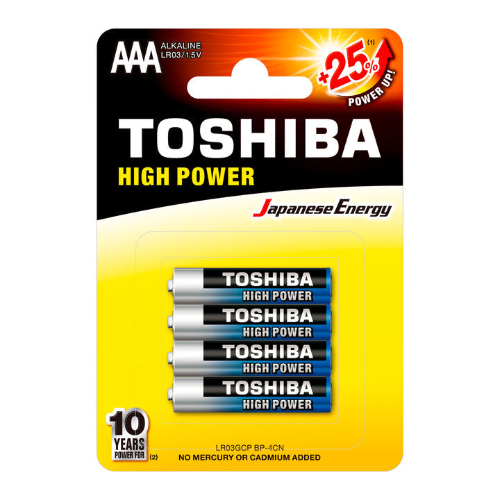 Pila ministilo Toshiba blister 4 pezzi