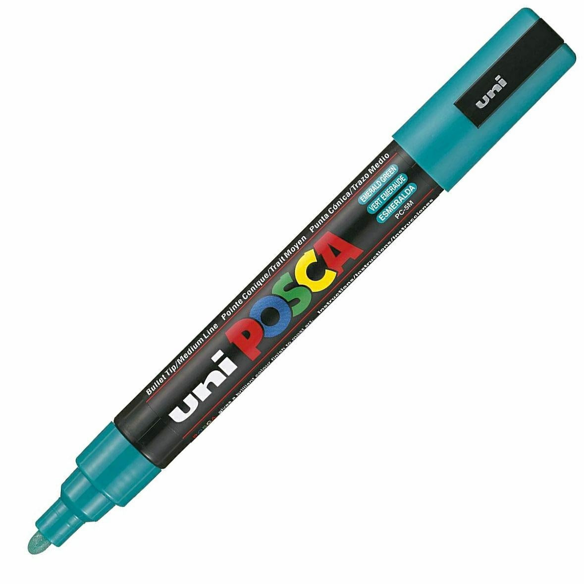 UNI Posca pennarello punta tonda 2.5 mm Cod. PC-5M Verde smeraldo