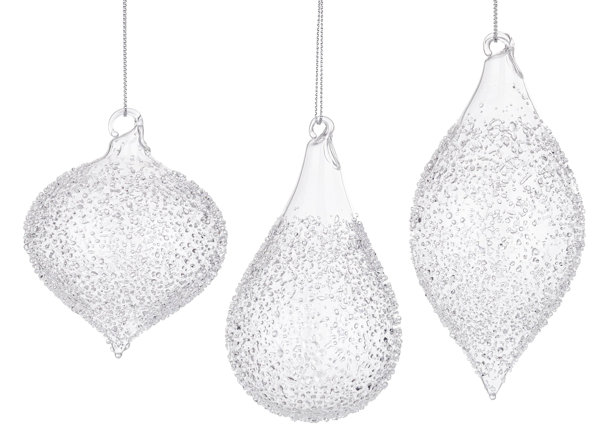 Appendino in vetro Saturno Trasparente Cod. 972454