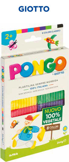 Pongo GIOTTO 8 colori 264 gr