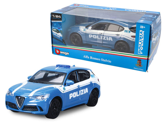 Auto1:24 Alfa Romeo Stelvio Polizia Cod. 18-21096