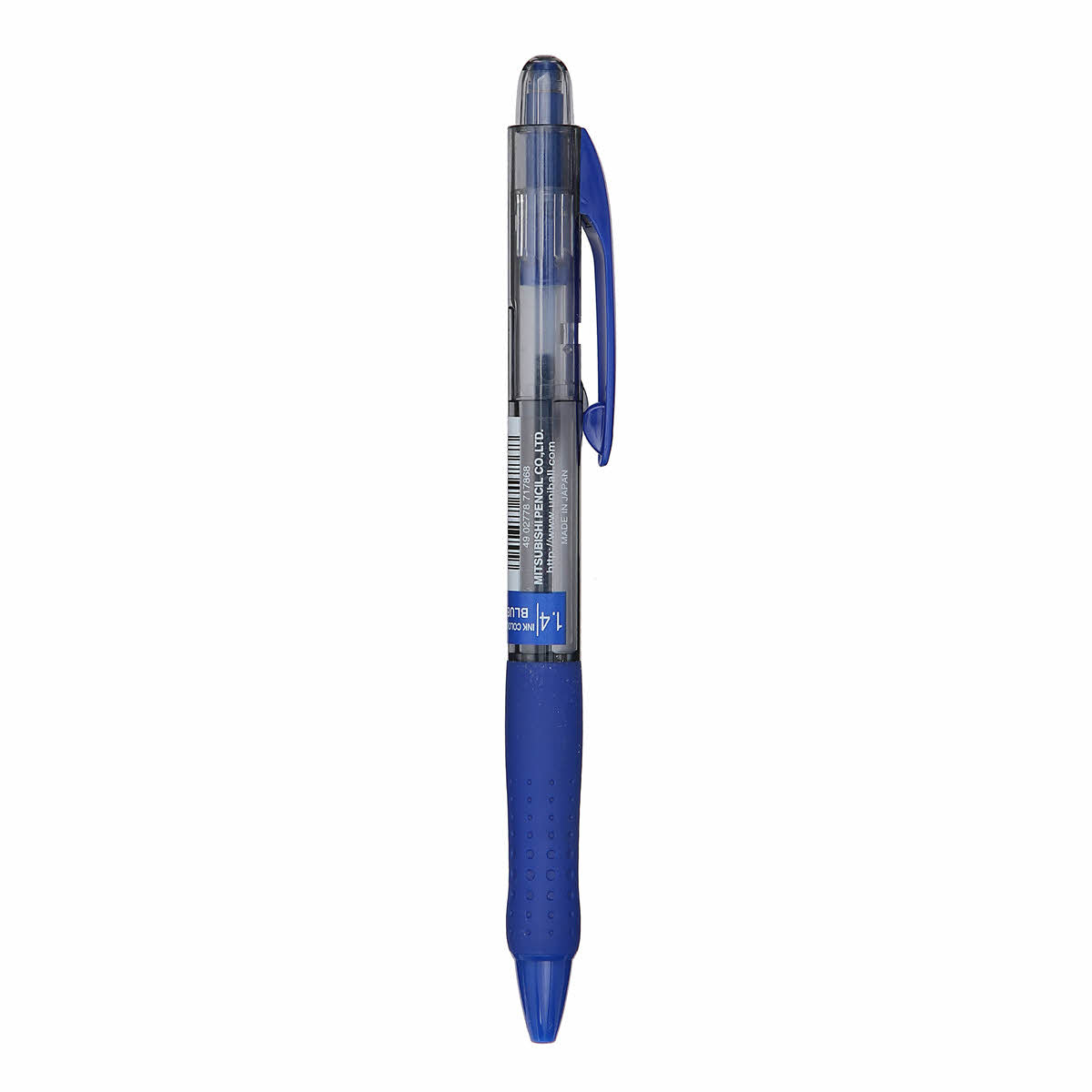 Uniball Laknock ball point pen 1.4 mm Blu