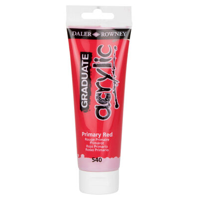 Graduate Acrylic 120 ml Rosso Primario 540