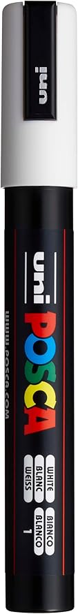 Marker Uni Posca Whaite punta tonda media 2,5mm