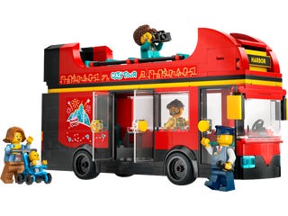 Autobus Turistico Rosso a Due Piani Cod. 6470777