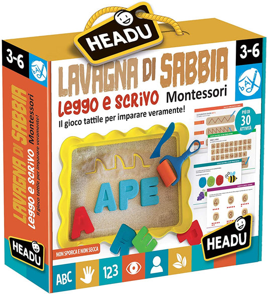 Lavagna di sabbia leggo e scrivo Montessori Cod. IT22403