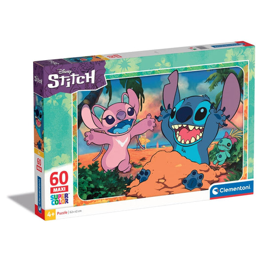Puzzle Maxi Disney Stitch 60 pz Cod. 26596