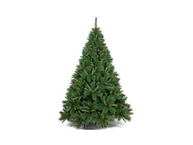 Albero Amazzonia New c/pigne H. 180 cm PE + PVC Montaggio a gancio