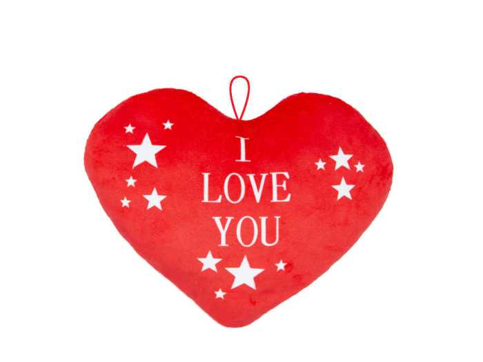 Pelouches Cuore Rosso con frasi Cod. 25496