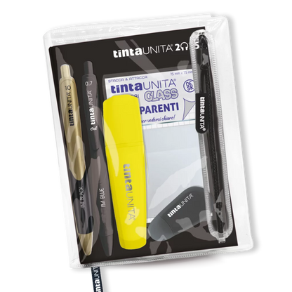 Agenda 12 mesi tinta UNITA con accessori TU 2024/2025 8 colori