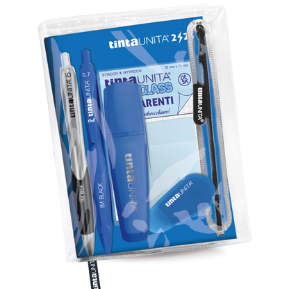 Agenda 12 mesi tinta UNITA con accessori TU 2024/2025 8 colori