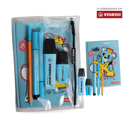 Agenda 12 Mesi TU Stabilo '24/25 c/accessori 12 Fantasie