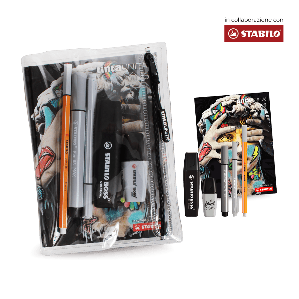 Agenda 12 Mesi TU Stabilo '24/25 c/accessori 12 Fantasie