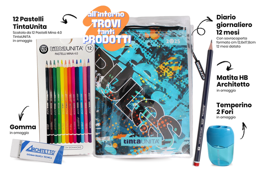 Agenda 12 mesi TU Fantasie con accessori 2024/2025