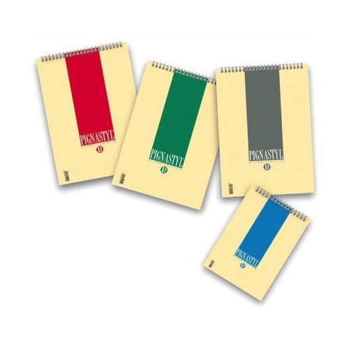 Block notes A7 8x12 pigna still spiralato 60 fg. 5 mm