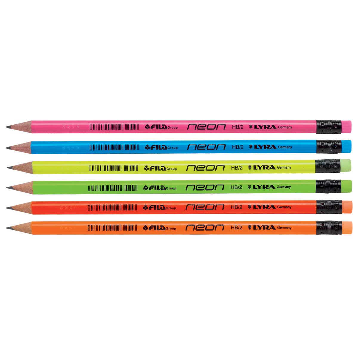 Matita con gomma Neon Lyra HB/2