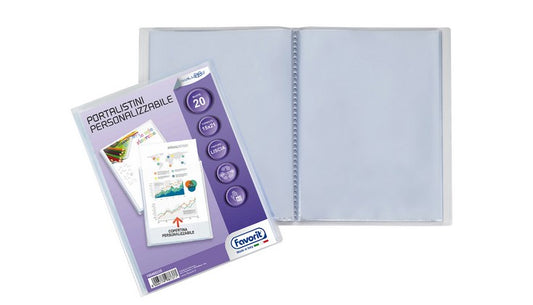 Portalistino A5 20 buste finitura liscia Cod. 100460235