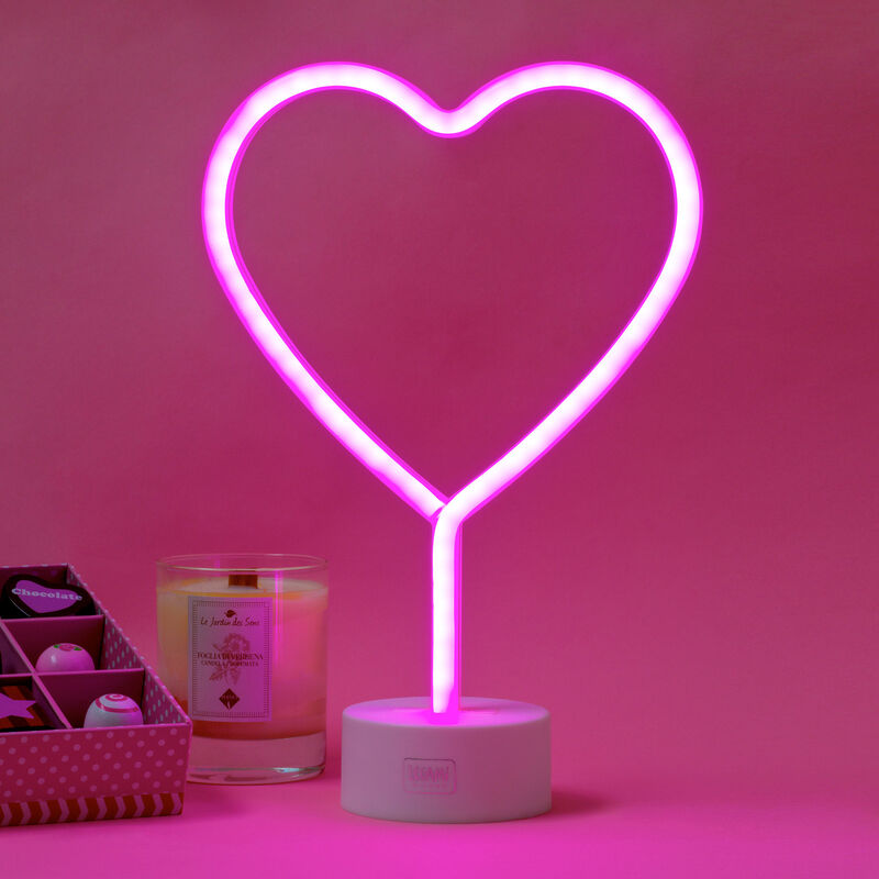 Lampada Led Effetto Neon - It's a Sign - Cuore Cod. LL0003