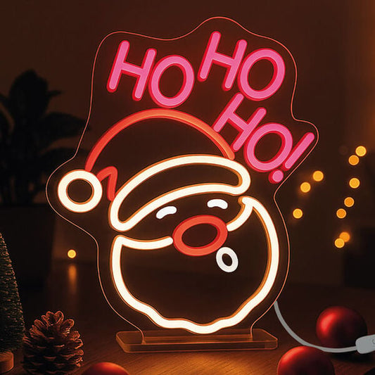 It's Sign Neon Effect Led  Babbo Natale NEL0002