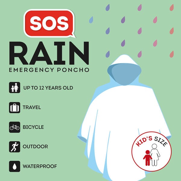 Poncho Whood Sos Rain Cod. PONCHOKKIT1