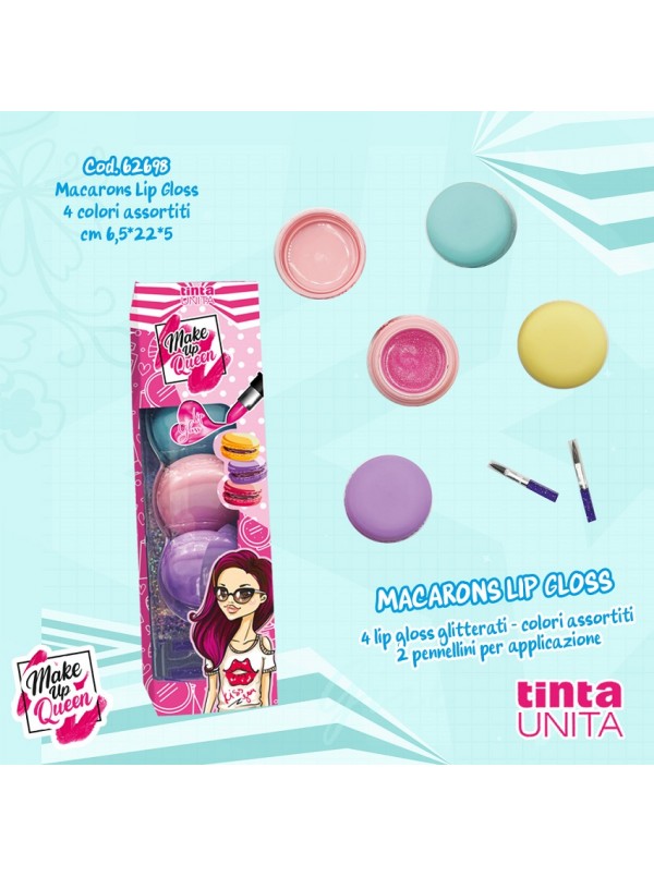 Make up Queen Macarons 4 Lip Gloss